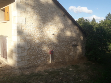 rénovation de façade en cours Périgueux